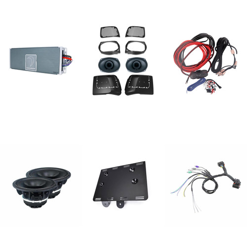Diamond Audio 3rd Stage Audio Upgrade Compatible with 14-23 HD with Harnesses and Mounts
