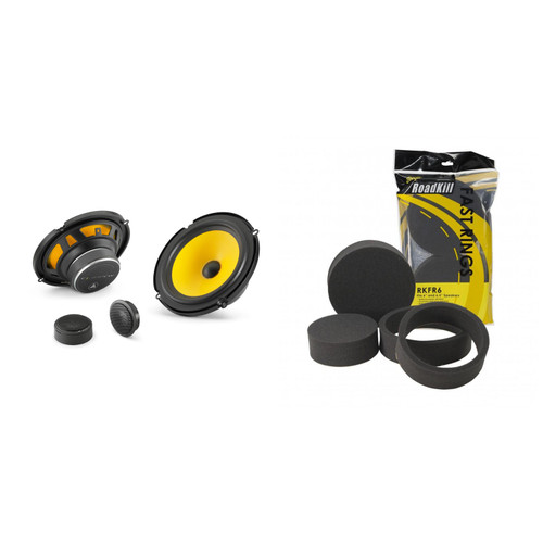 JL Audio C1 6.5" Component Set with RKFR Foam Fast Ring Speaker Enhancement Kit