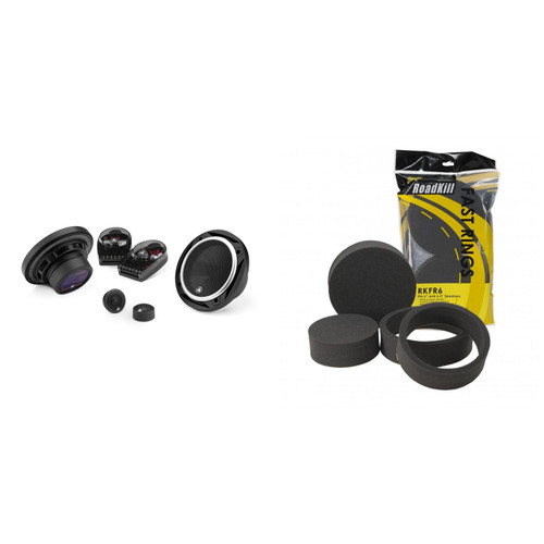 JL Audio C2 6.5" Component Set with RKFR Foam Fast Ring Speaker Enhancement Kit