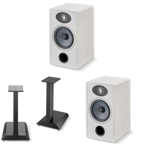 FOCAL THEVA/VESTIA N1 STANDS And VESTIA N1 BOOKSHELVES(PAIR) - LIGHT WOOD