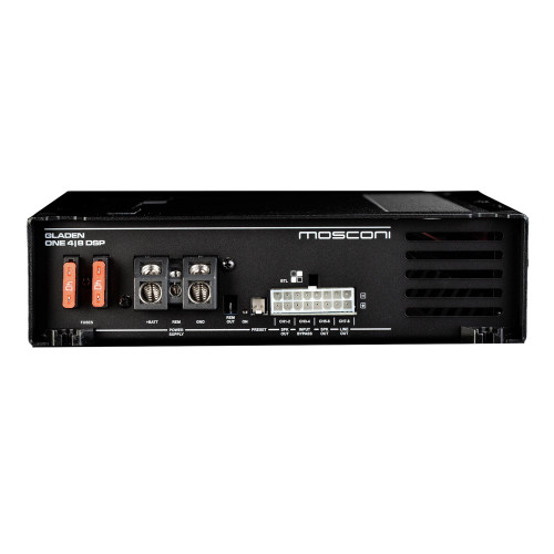 Mosconi Gladen ONE 4|8 DSP - 4-Channel Class AB amplifier with 8