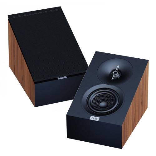 ELAC DA43-WN - DEBUT 3.0 - 4" Atmos Enabled Speakers - Walnut, Pair - Used, Open Box