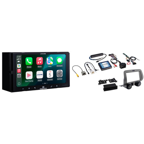 Alpine iLX-W770 7-Inch Mech-less Receiver w/ PAC RPK5-GM4102 20Compatible with 2010-2015 Chevy Camaro Installation Kit  Bundle