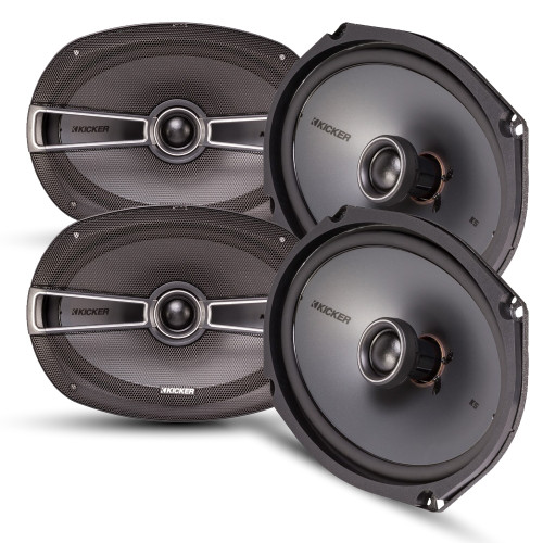 Kicker Speaker Bundle - Two pairs of Kicker 6x9 Inch KS-Series Speakers 41KSC694