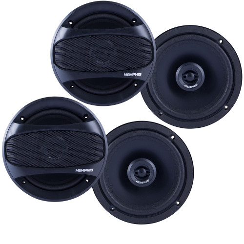 Memphis Audio 2 Pairs of SRX62 Street Reference Series 6.5" Coaxial Speakers