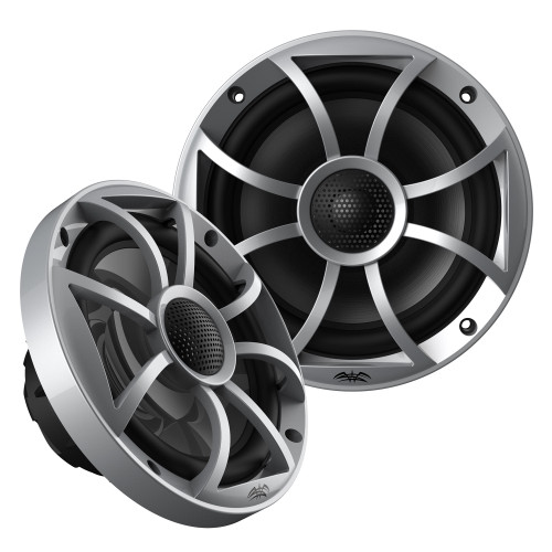 Wet Sounds OEM Replacement 65ic-S XS-Series Silver Cone 6.5" Coaxial Speakers Pair - Used, Open Box