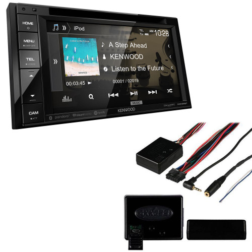 Kenwood DDX26BT 6.2" WVGA DVD Receiver & Axxess ASWC-1 Steering Wheel Control Interface