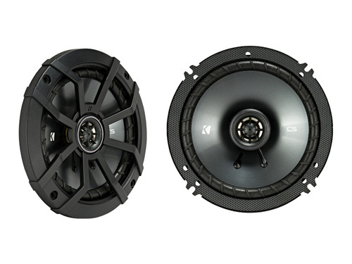 Kicker DSC650 6.5-Inch (160-165mm) Coaxial Speakers, 4-Ohm (Pair