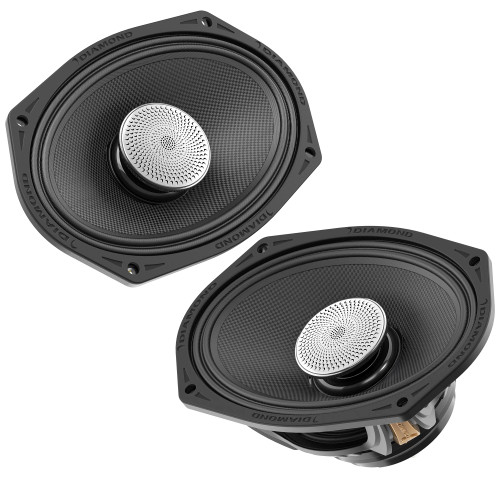 Diamond Audio MS692NEO2 Motorsport Series 6x9" Neodymium Full Range Coaxial Horn Waterproof, 400w RMS 2ω