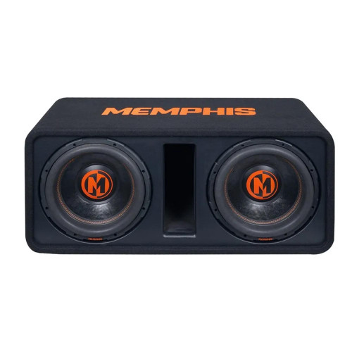 Memphis MJPE12D1 Dual 12" MJP 1-Ohm Loaded Subwoofer Enclosure