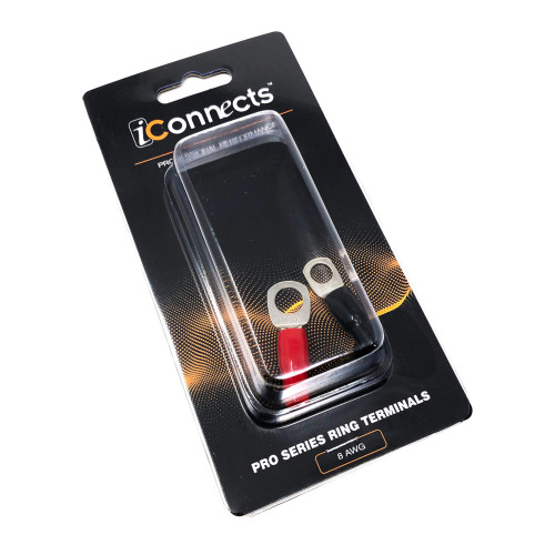 iConnects ICRT8 PRO 8 AWG Crimp Ring Terminals (2 Pack)