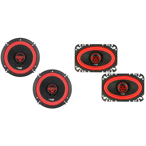 Cerwin Vega Speaker Bundle V65 V46 Coaxial Speaker Set