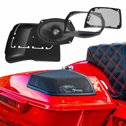 Diamond Audio MSMS692LK - Motorsport Harley Davidson Cut In Speaker Lid Kit With Ms692Cx
