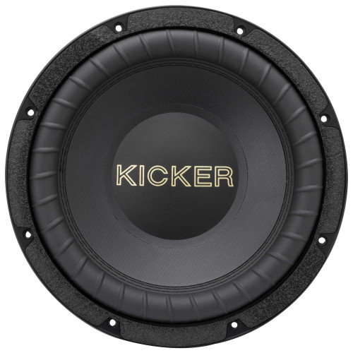 Kicker 50GOLD104 - Kicker 50th Anniversary 10" Comp Gold Subwoofer, Dual Voice Coil, 4-Ohm, 400-Watt RMS - Used, Acceptable
