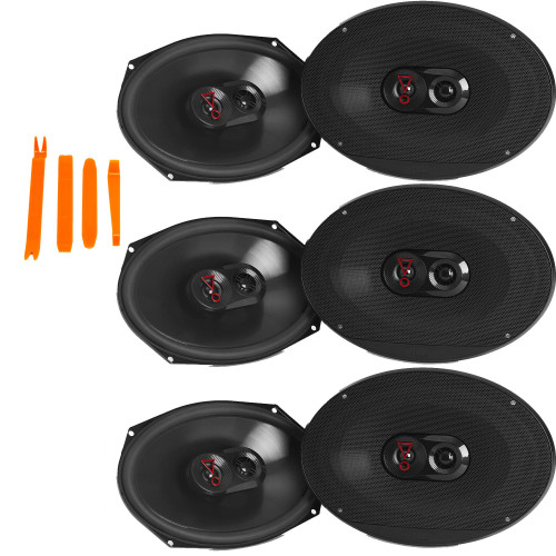 JBL STAGE3 3-Pairs of Stage3 9637AM 6x9" 3-Way Coaxial Speakers
