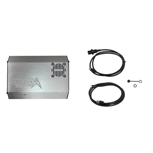 Cicada Audio FLX1400.4P - DSP 4 x 350 @ 2 Ohm with C2C - Waterproof 3-foot USB-C Extension for DSP with 6-foot Data Cable for access to DSP