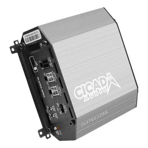Cicada Audio FLX700.4PRO 4 x 175 @ 2Ω Amplifier w/DSP PROcessor