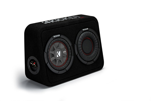 Kicker 43TCWRT674 CompRT 6.75" Subwoofer in Thin Profile Enclosure 4ohm 150W