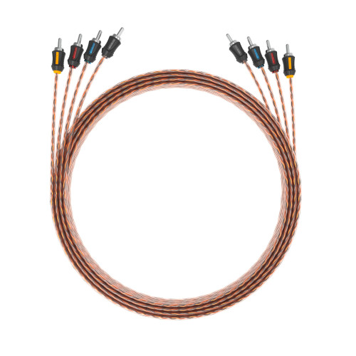 Memphis Audio ETP-17.4 17-Foot 4 -Channel Audio Interconnect Cables - Used, Open Box