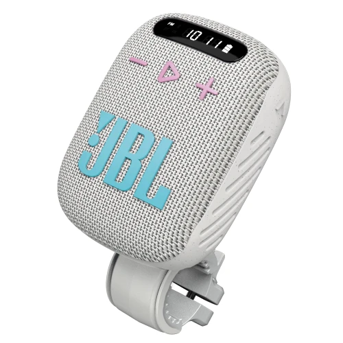 JBL WIND3GRY FM Bluetooth handlebar speaker - GRAY - Used, Acceptable
