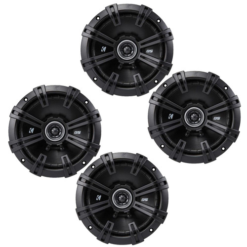 Kicker DSC670 6.75-Inch (165mm) Coaxial Speakers, 4-Ohm bundle
