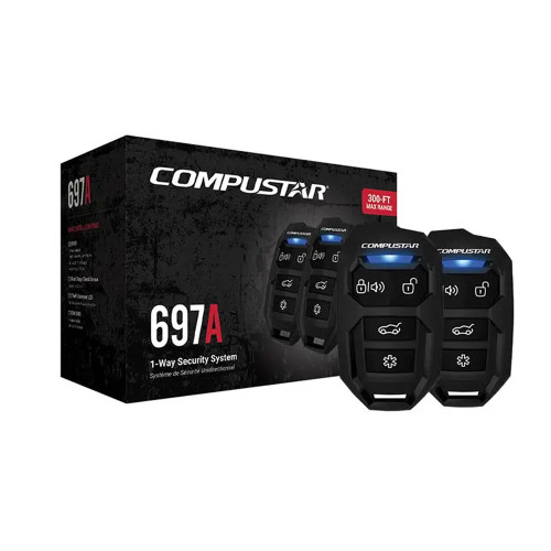 Compustar CS697-A 1-Way 200' Alarm Keyless w/o Siren - Used, Open Box