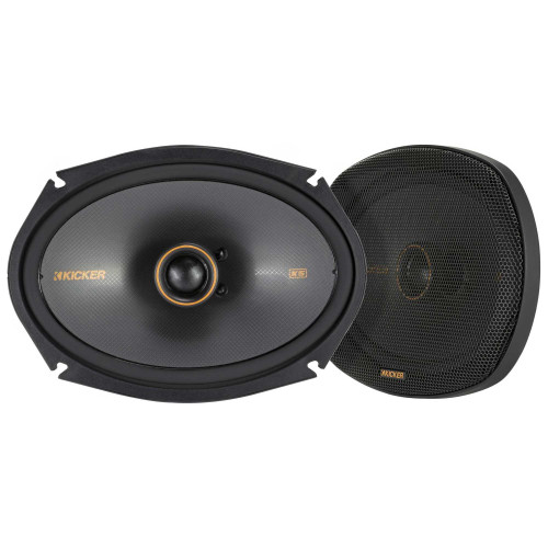 Kicker 51KSC6904 KS-Series 6x9" Coaxial Speakers with 1" tweeters, 4-Ohm, Pair - Used, Very Good