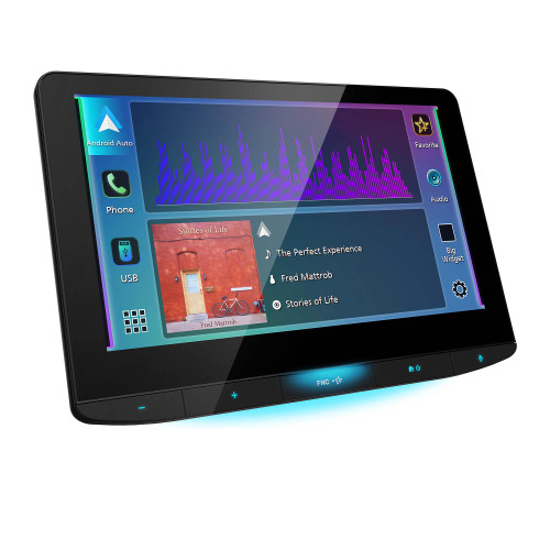 JVC KW-Z1000AW Direct Replacement digital multimedia receiver with 10.1" floating touchscreen display - Used, Very Good