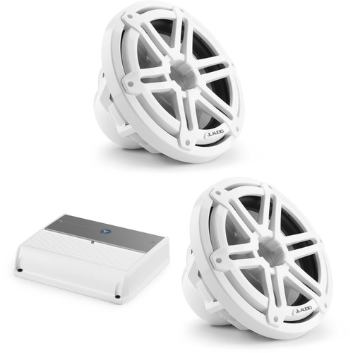 JL Audio M600/1 Monoblock Class D Subwoofer Amp & (2) M3-10IB-S-GW-4