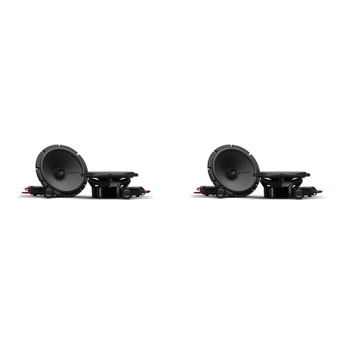 Rockford Fosgate P2V2-65 6.5” 2-Way Convertible Car Speakers – 75W RMS / 150W Peak, Internal & External Crossovers