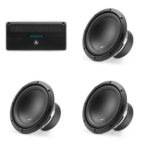 JL Audio (3) 8W3v3-4 8" Sub w/ RD800/6 Amplifier Audio Upgrade