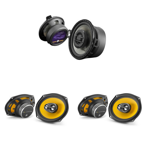 JL Audio for Dodge Ram Crew Cab 2012 & up speaker bundle- 2-pairs of C1 6x9" speakers, & a pair of C2 3.5" speakers