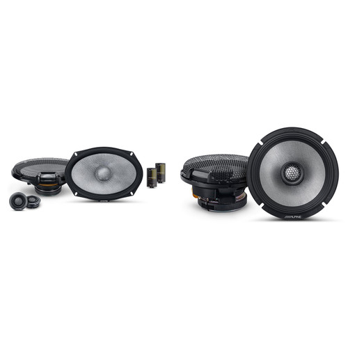 Alpine R2 Speaker Upgrade Compatible With Chevy Silverado Crew Cab Pickup 19-26