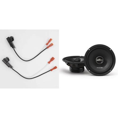 Alpine DM 6.5" w/ Speaker Wiring Harness For select 1988-up GM vehicles