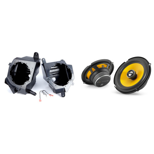 JL Audio C1 6.5" w/ Speaker Pods -Compatible with Wrangler JL 2018-UP, Gladiator 2020-UP
