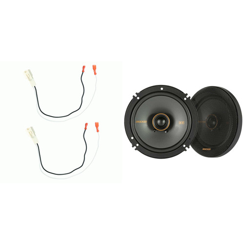 Kicker KSC 6.5" w/ Toyota 1987-Up Speaker Harness - Pair