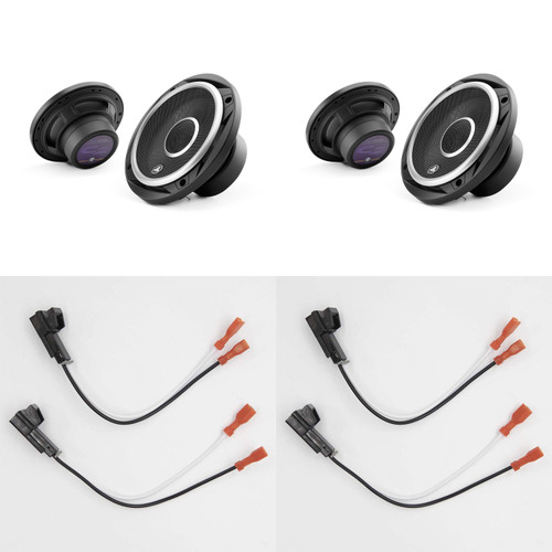 JL Audio ( 2 Pair ) C2 6.5" w/ Speaker Wiring Harness For select 1988-up GM vehicles