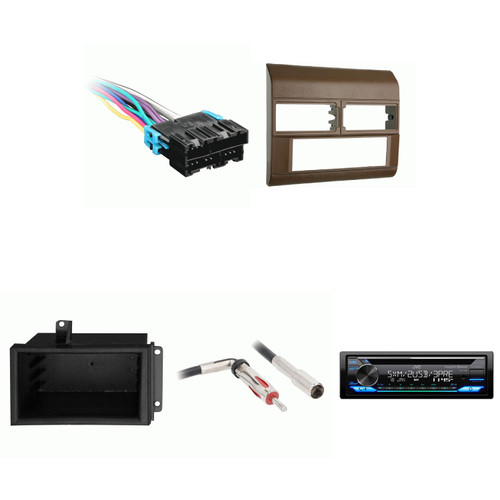 Chevrolet GMC CK Truck 88-94 JVC KD-T925BTS Single Din Radio Bundle BEIGE Dash includes pocket