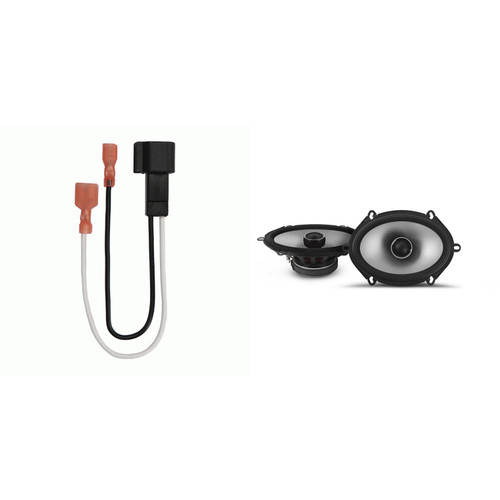 Alpine Speakers 6X8 inch for Ford F-150 1999-2014 Upgrade Kit - 2 Pack of S2 Series with Harness, Coaxial Car Audio Front or Rear Door Speaker S2-S68