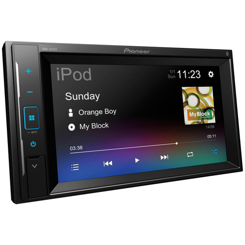 Pioneer DMH-241EX 6.2" Touchscreen Digital Media Receiver with Bluetooth and Compatible With Amazon Alexa - Used, Open Box