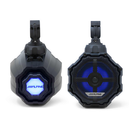 ALPINE R-J ウーファー LEDバックライト付き Alpine ILX-W670 Receiver w/SPV-65RGB-CAN 6.5” Cage-Mounted
