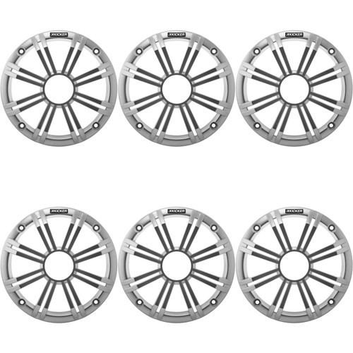 Kicker (6) OEM 8" Silver Grill Upfittings Popular with Veranda, Godfrey, Bennington Boats