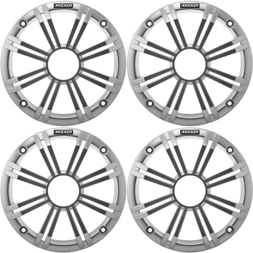 Kicker (4) OEM 8" Silver Grill Upfittings Popular with Veranda, Godfrey, Bennington Boats