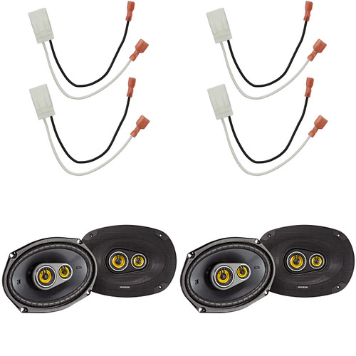 Kicker CSC Ram Speaker Upgrade (2 pair ) 6x9" includes Speaker Harness