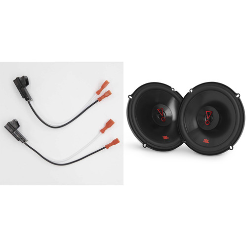 JBL Stage3627FAM Stage3 6-1/2" 2-Way Coax Speakers - w/ Speaker Wiring Harness For select 1988-up GM vehicles