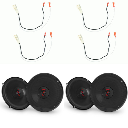JBL Stage3627AM  ( 2 Pair ) 6.5" w/ Toyota 1987-Up Speaker Harness - Pair