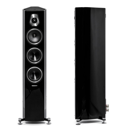 Sonus Faber SONETTO III Floorstanding Speaker - Piano Black - Used, Good