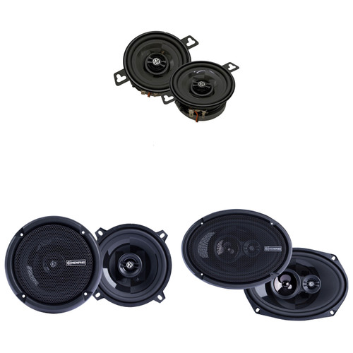 Memphis Audio for Dodge Ram Truck 2002-2011 Speaker bundle - PRX 6x9" 3-way speakers, PRX 5.25" speakers, And PRX 3.5" speakers