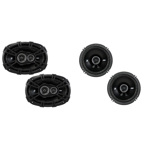 Kicker DSC 6x9" & 6.5" Coaxial Speaker Upgrade Bundle
