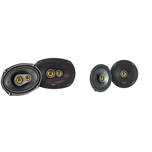 Kicker CSC 6x9" & 6.5" Coaxial Speaker Upgrade Bundle